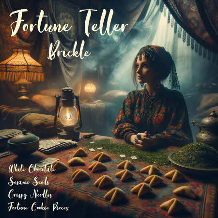 Fortune Teller Brickle Label